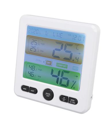 Indoor Thermometer Accurate Humidity Measurement Data for Bedroom (White)