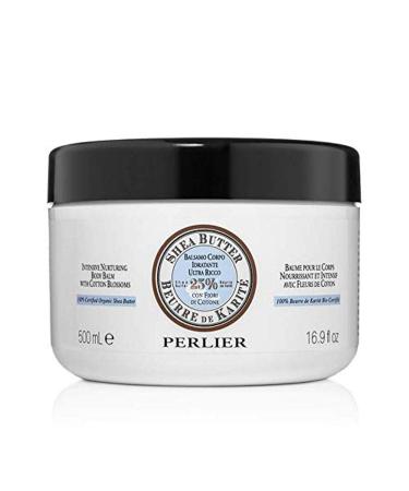 Perlier Shea Butter with Cotton Blossom Body Cream 16.9 fl. oz.