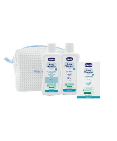 Chicco Baby Moments Set d'hygi ne pour b b BeautyBauty Bag avec fermeture clair enfant