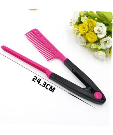 FOMIYES 3Piece Hair Straightener Comb VShaped Brush Cordless For Styling Teaser For Fine Hair Portable Brush For Women And Men - Buy Online on GoSupps.com