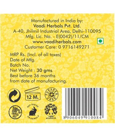 Buy Vaadi Herbals Anti Acne Cream - Clove & Neem Extract 30g x 3 | Effective Acne Treatment & Skin Care - Buy Online on GoSupps.com