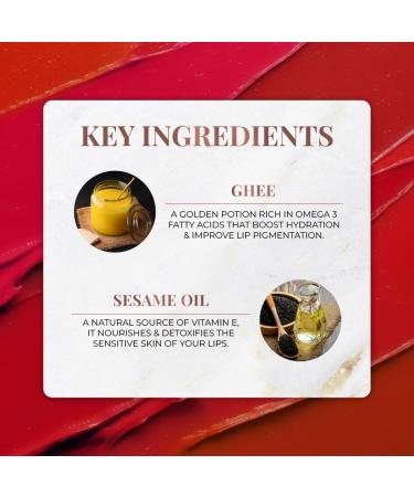 Ju.st Her.bs Ayurvedic Creamy Matte Lipstick Kit | 16 Hydrating Lipsticks for All Indian Skin Tones - Moisturizing Mini Lip Color - Buy Online on GoSupps.com