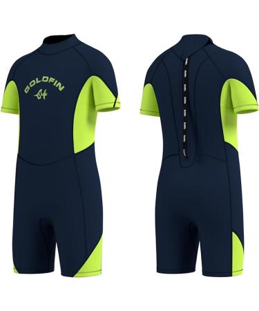Kids Wetsuit for Boys Girls 3mm Neoprene Back Zip Wet Suits Toddler Youth Keep Warm for Cold Water Paddleboarding Snorkeling Surfing Swimming - Buy Online on GoSupps.com