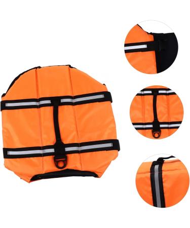 Sosoport Pet Tank Tops Dog Water Vest Saver Vest Pet Supply Dog Float Reflector Vest Pet Life Vest Life Jackets for Puppies Pet Swimming Jacket Oxford Cloth Small Dog Puppy XS Orange - Buy Online on GoSupps.com