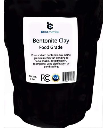 Food Grade Sodium Bentonite Clay (5 Pounds)