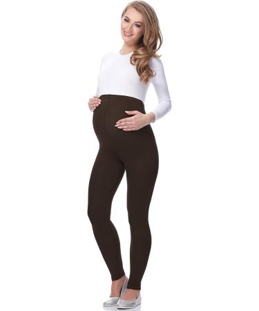 Be Mammy Maternity Long Leggings | Size 02, Color Brown | Women's Pregnancy Pants - Buy Online on GoSupps.com