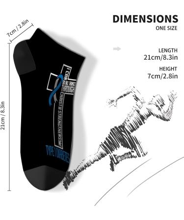 Shop 'Warning I'm A Diabetic' Crew Socks - Athletic Comfort for Men & Women | International Shipping - Buy Online on GoSupps.com