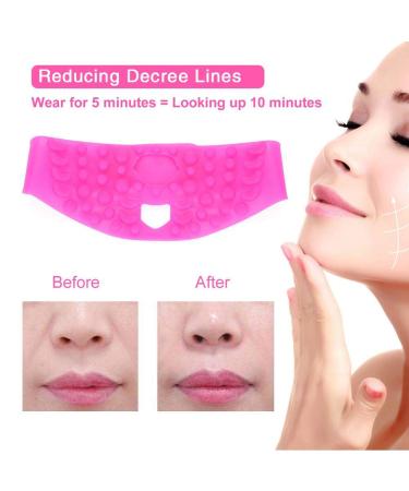 Facial Lifting Firming Mask | Silicone V Line Neck Bandage for Double Chin Reduction & Wrinkle Relief - Shop Internationally - Buy Online on GoSupps.com