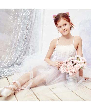 Frcolor Cat Ear Hair Clips - 6 Pairs Glittery Fabric Clips for Girls & Women | Perfect for Daily Wear Parties & Cosplay - Buy Online on GoSupps.com