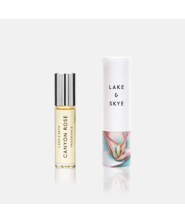 Lake & Skye - Canyon Rose Warm Floral and Vanilla Rollerball Fragrance Oil 0.33 oz (10 ml)