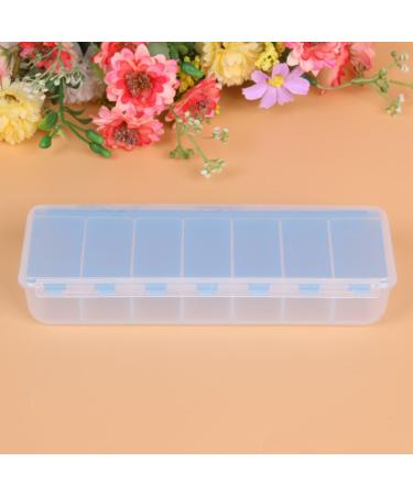 Demiawaking Large 7 Compartment Storage Box for Jewelry Contact Lenses & Medicine | Convenient Organizer | International Shipping - Buy Online on GoSupps.com