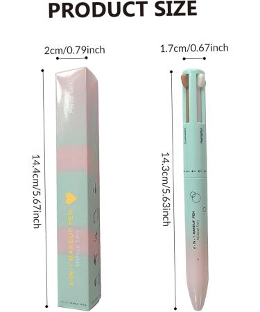 Eyeliner 4 In 1 Makeup Pen Multifunctional Makeup Pen With Eyeliner Lip Liner Eyebrow Pencil And Highlighter Portable Travel Easy-To-Apply Makeup Pencil - Buy Online on GoSupps.com