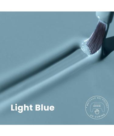 MAYCHAO 15ML Gel Nail Polish 1Pc Light Blue Gel Polish Soak Off UV LED Nail Polish Nail Art Starter Manicure Salon DIY at Home 0.5 OZ - Buy Online on GoSupps.com