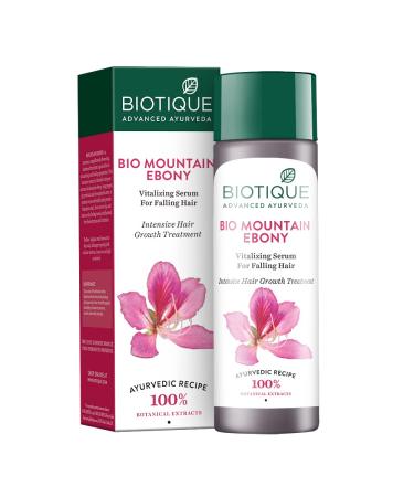 Biotique Bio Mountain Ebony Vitalizing Serum For Falling Hair Intensive Hair 4.06 Fl Oz (Pack of 1)