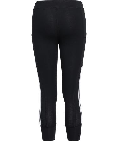 adidas Girls' Black Stripe Jogger 7/8 Tight - Size Large - Buy Online on GoSupps.com