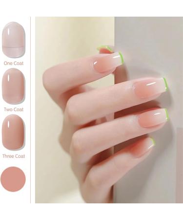 Gel Nail Polish Set Translucent Gel Nail Varnish Spring Pink Nail Polish Kit Sheer Nude Pink & Jelly Pink French Manicure Gel Nail Polish Soak-Off UV/LED 3 Color Nail Gel Gift - Buy Online on GoSupps.com
