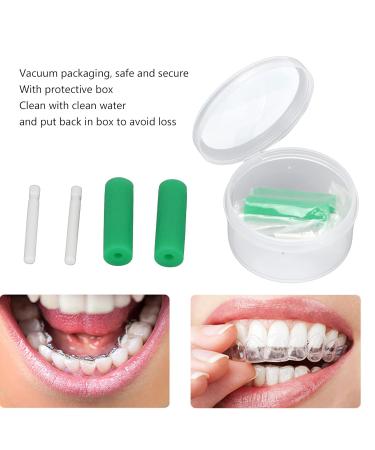 Orthodontic Chewing Items - 2 Pack Mint Flavor Aligner Chewies with Handles for Dental Care - Buy Online on GoSupps.com