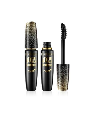 LDMZ Mascara Voluminous Makeup Lash Mascara 3D Strong Curling Iron Mascara No Flaking No Smudging No Clumping Washable(2PCS)