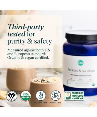 Ora Organic Greens Powder & Protein Power Bundle: 20+ Superfood Greens Blend - Citrus Flavor 30 Servings + 21g Plant Based Protein Powder Vanilla Flavor 20 Servings - Buy Online on GoSupps.com