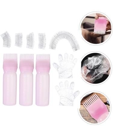 MAGICLULU 1 Set Washbasin Hair Dye Accessories Ear Cover for Hair Dye Hair Coloring Kit DIY Hair Dye Tools Hair Oil Applicator Hair Applicator Tool Clear Gloves Portable Pink Plastic 6.9x4.8cm Pink - Buy Online on GoSupps.com