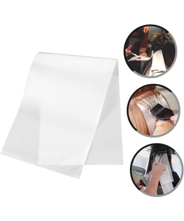 DOITOOL 100 Sheets Hair Dye Release Paper Hair Coloring Film Hair Remover Tool Hair Highlighting Strips Barber Shop Tool Paper Tablet Hair Foils Hair Mask White Hairdressing Tool - Buy Online on GoSupps.com
