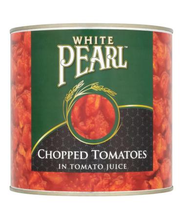 White Pearl Chopped Tomatoes in Tomato Juice 2.5kg-Food