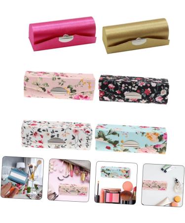 Ipetboom 6 pi ces Bo te Rangement Cosm tique Portable avec Miroir tui L vres l gant Brocart Style R tro pour Femme Protection et Organisation Pratique - Buy Online on GoSupps.com