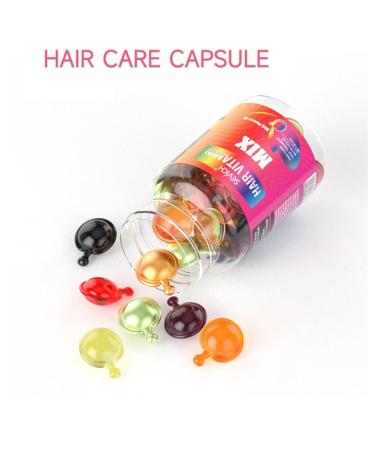 Zcvtbye Hair Treatment Serum - Argan Oil Capsules with Moroccan Macadamia & Avocado Oils | Deep Conditioner with Vitamins A C E & Pro B5 - Red DEEP REPAIR - Buy Online on GoSupps.com