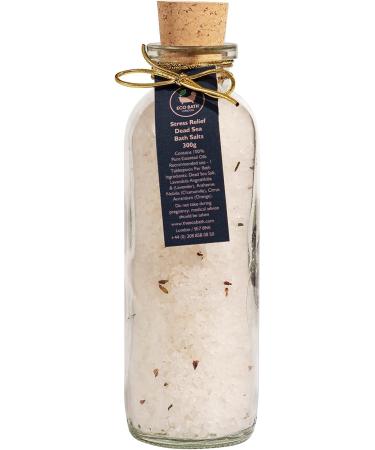 Eco Bath London Stress Relief Dead Sea Salt 300g - 100% Pure Essential Oils with Chamomile & Orange - Buy Online on GoSupps.com