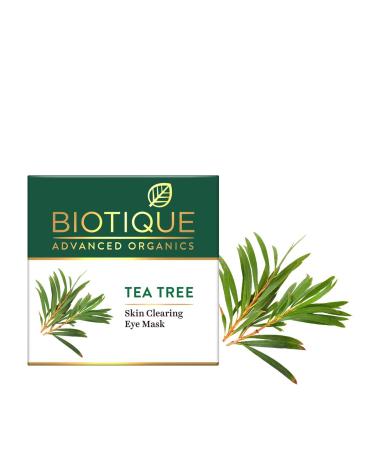 Biotique Tea Tree Skin Clearing Eye Mask 15g - Purifying Herbal Treatment - Buy Online on GoSupps.com