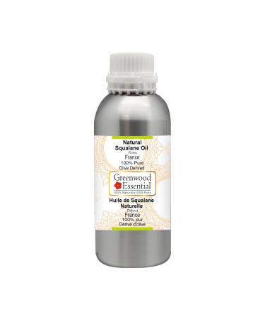 Greenwood Essential Pure Natural Squalane Oil (derived from Olives) Natural Therapeutic Grade for Hair, Skin & Aromatherapy 1250ml (42 oz)