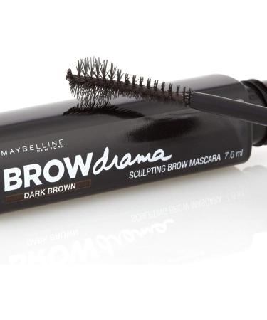 Maybelline Master Sleek Brow Mascara Dark Brown 7.6ml - Pack of 1 - Buy Online on GoSupps.com