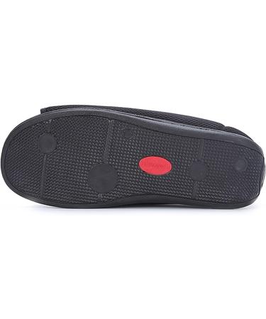 Orthopedic Diabetic Shoes Extra Wide Width for Men & Women | Adjustable Laces | Black - Size 9 - Buy Online on GoSupps.com
