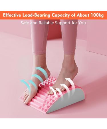 Joligaea 2-in-1 Neck and Back Extensor Pillow | Lumbar Support & Back Stretching Device - Pink - Buy Online on GoSupps.com