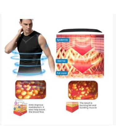 EXPECTSKY Ionic Shaping Vest - Men's Gynecomastia Compression Top for a Perfect Body - White Size S - Buy Online on GoSupps.com