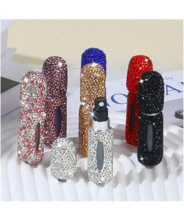 5ml Mini Perfume Refill Bottle - Travel-Friendly Pink Glitter Spray for Makeup & Perfumery - Buy Online on GoSupps.com