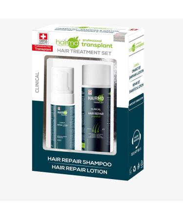 Post-Hair Transplant Repair Set - Hair Loss Treatment with Biotin Keratin Collagen Provitamin B5 for All Hair Types