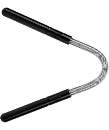 Premium Stainless Steel Face Hair Remover - Manual Epilierer Spring Threading Tool for Lip Hair Removal - Black | Effortless Beauty & Makeup Solution - Buy Online on GoSupps.com