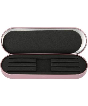 Professional Rose Red Stainless Steel Storage Box | 4 Soft Slots for Beauty Tools & Tweezers - International Shipping - Buy Online on GoSupps.com