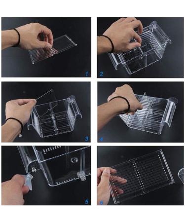 Lefunpets Aquarium Fish Breeding Box - Double Guppies Hatching Incubator & Isolation Box for Baby Fish Hatchery - Buy Online on GoSupps.com