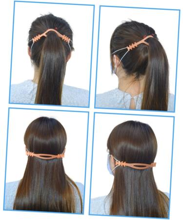 Minkissy 6-Pack Ear Protection Mask Hanger - Slipproof Elastic Band Buckle for Masks & Ear Grips - Secure & Convenient Mask Hooks 16x1.5cm - Buy Online on GoSupps.com