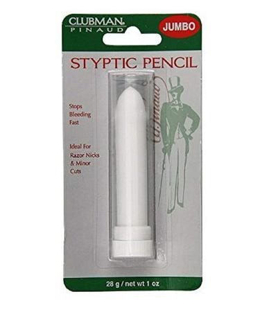 Clubman Jumbo Styptic Pencil 1 Oz - Stop Bleeding Quickly - Buy Online on GoSupps.com