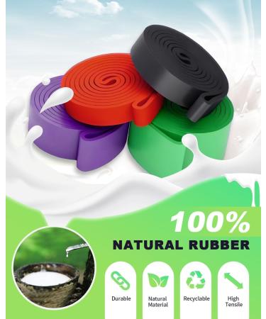 Victoper Resistance Bands Set - Men & Women Exercise Bands for Strength Training - 4 Levels - Fitness, Yoga, Pilates - Buy Online on GoSupps.com