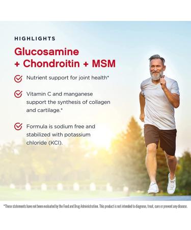 Jarrow Formulas Glucosamine Chondroitin MSM 240 Capsules - Joint Support & Mobility - Buy Online on GoSupps.com