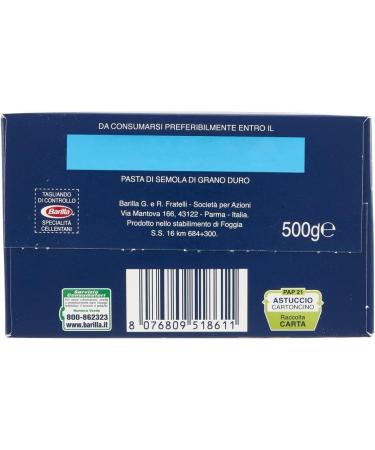  Italian Gourmet E.R. Pack of 10 Barilla Specialit Cellentani 100% Italian pasta 500g + Italian gourmet polpa 400g - Buy Online on GoSupps.com