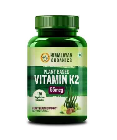 Generic Plant-Based Vitamin K2 Supplement Supports Stronger Bone & Heart Health - 120 Veg Capsules