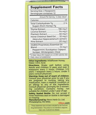 2 Packs of Olbas Cough Syrup - 4 Fl Oz - Buy Online on GoSupps.com