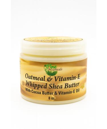 Mine Botanicals Whipped Shea Butter Oatmeal & Vitamin-E 8oz