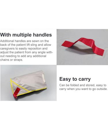 Divided Leg Sling Patient Lift Sling with Commode Opening Transfer Sling Shower Sling Toilet Sling for Medical Disabled Full Body Sling load-230kg/507 Lbs L - Buy Online on GoSupps.com