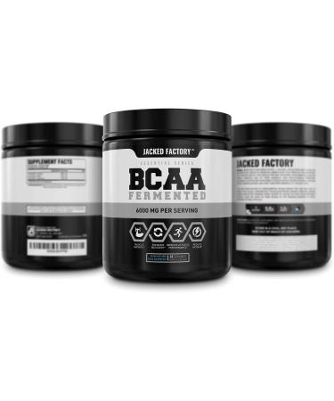 BCAA Powder (Fermented) - 6g Essential Amino Acid Supplement for Muscle Recovery, Strength, and Growth - Blue Raspberry (30 Servings) - Buy Online on GoSupps.com